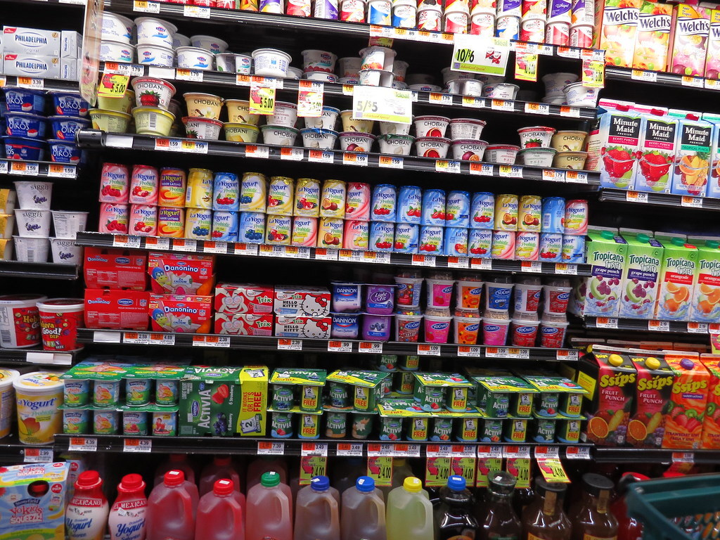 Retail shelf with products filling the visible facings.